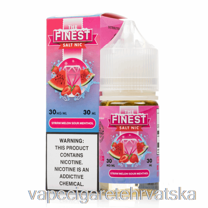 Vape Cigarete Straw Melon Sour Belts Mentol - The Finest Candy Edition Sol Nic - 30ml 30mg